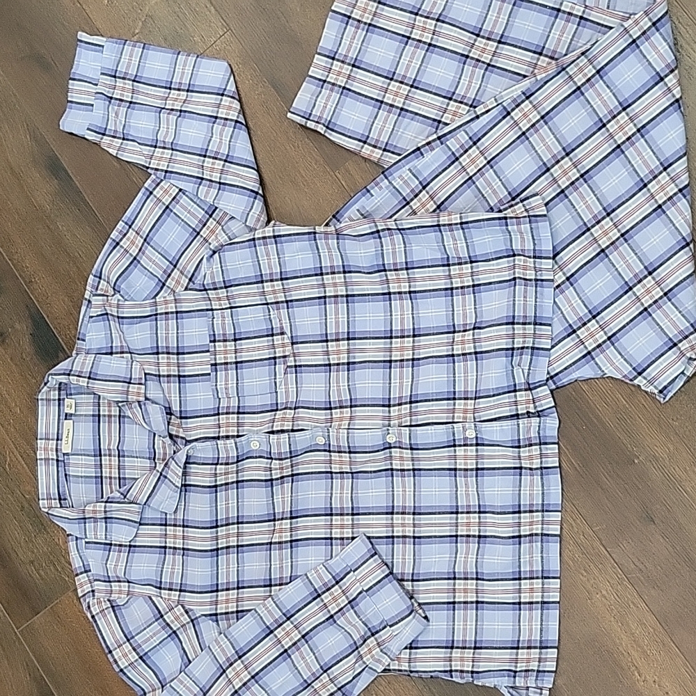 Cozy all-cotton flannel pajamas - LL Bean petite xl